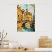 Poster Bath Aquarelle 4 (Cuisine)