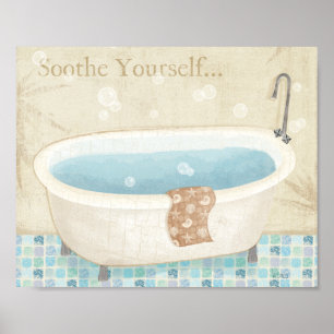 Poster Bath de mosaïque
