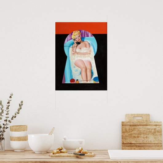 Poster Bath Keyhole Pin Up (Cuisine)