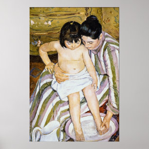 Poster Bath par Pierre Renoir