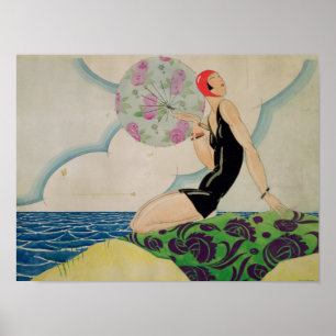 Poster Bather, vers 1925