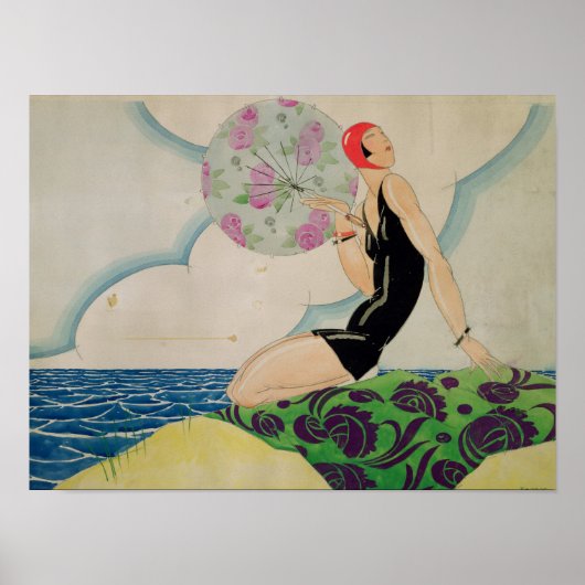 Poster Bather, vers 1925 (Devant)