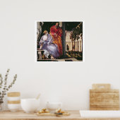 Poster Bathsheba Bathing, c.1575 (oil on canvas) (Cuisine)