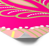 Poster batik bantul de différentes couleurs, Batik est un (Coin)