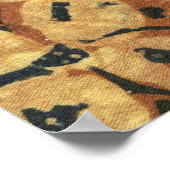 Poster Batik Earthy Coffee Bean Elegant Rustic Rugged (Coin)