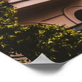 POSTER BÂTIMENT À HAUTE AUGMENTATION ROUGE (Coin)