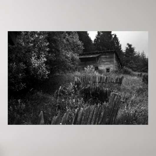 Poster Bâtiment abandonné (Devant)