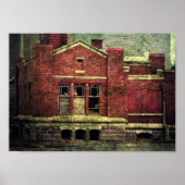 Poster Bâtiment abandonné (Devant)