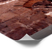 Poster Bâtiment ancien, Masada, Israël (Coin)