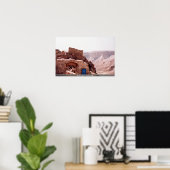 Poster Bâtiment ancien, Masada, Israël (Bureau à domicile)
