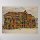 Poster Bâtiment Ashbel Smith (Devant)