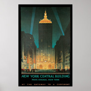 Poster Bâtiment central de New York