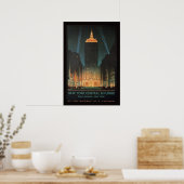 Poster Bâtiment central de New York 1929 (Cuisine)