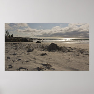 Poster Bâtiment Châteaux En Sable
