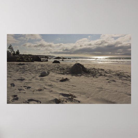 Poster Bâtiment Châteaux En Sable (Devant)