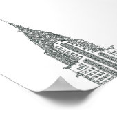 Poster Bâtiment Chrysler (Coin)