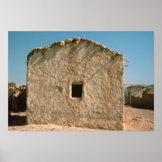 Poster Bâtiment dans le Vieux Jericho (Devant)