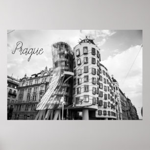 Poster Bâtiment dansant à Prague