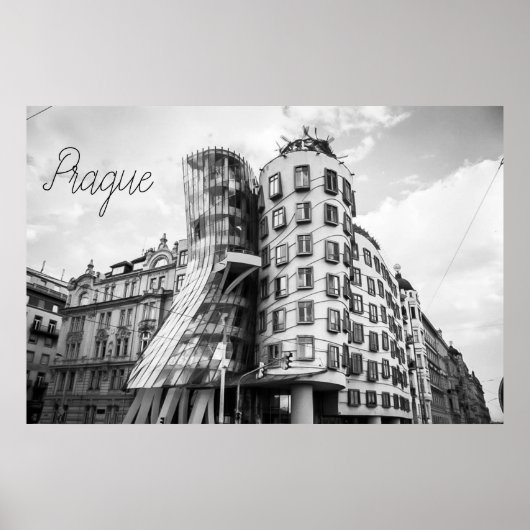Poster Bâtiment dansant à Prague (Devant)