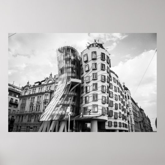 Poster Bâtiment dansant à Prague (Devant)