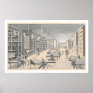 Poster Bâtiment de Bancroft, rue du marché 721, SF (141