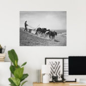 Poster Bâtiment de barrage : 1936 (Bureau à domicile)