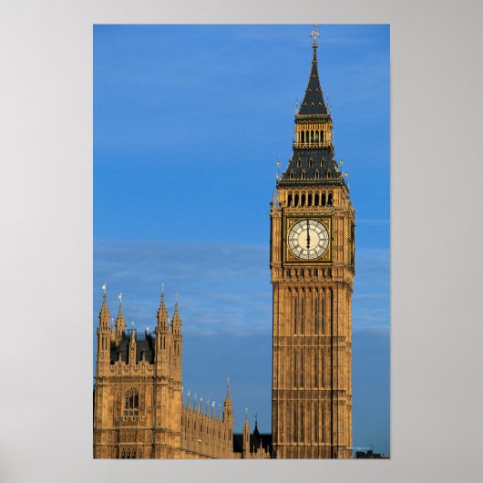 Poster Bâtiment de Big Ben et du parlement (Devant)