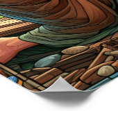 Poster Bâtiment de l’Arche de Noé Bateau de salut (Coin)