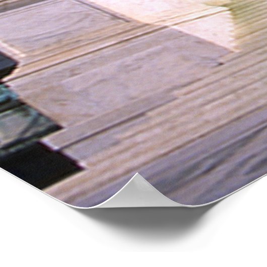 Poster Bâtiment de la Cour suprême des États-Unis (Coin)