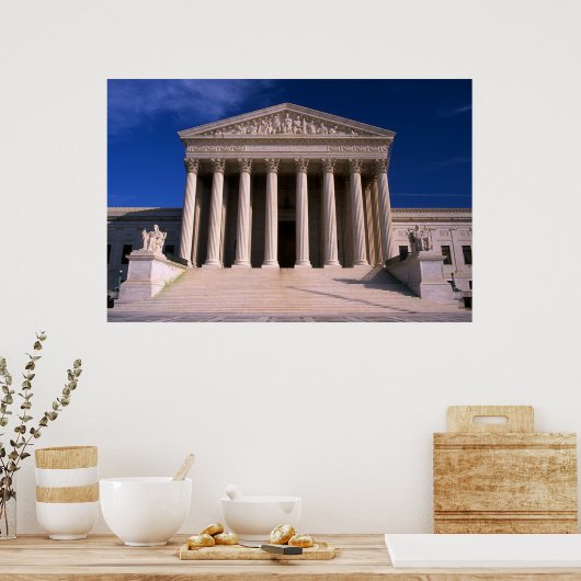 Poster Bâtiment de la Cour suprême des États-Unis (Cuisine)
