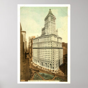 Poster Bâtiment de la Standard Oil Company, New York, 192