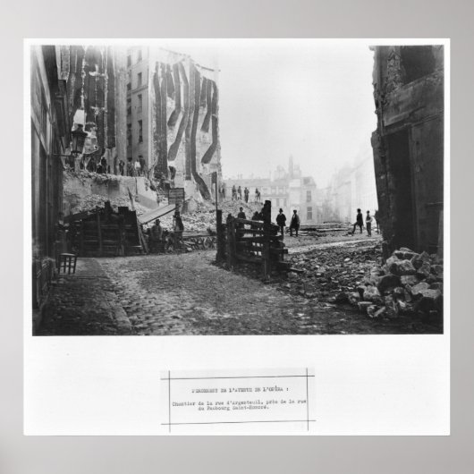 Poster Bâtiment de l'avenue de l'Opéra (Devant)