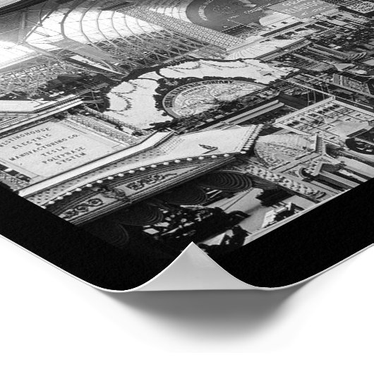 Poster Bâtiment de l'électricité équitable dans le monde  (Coin)