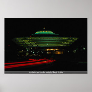 Poster Bâtiment de Moi, Riyadh, capitale de l'Arabie