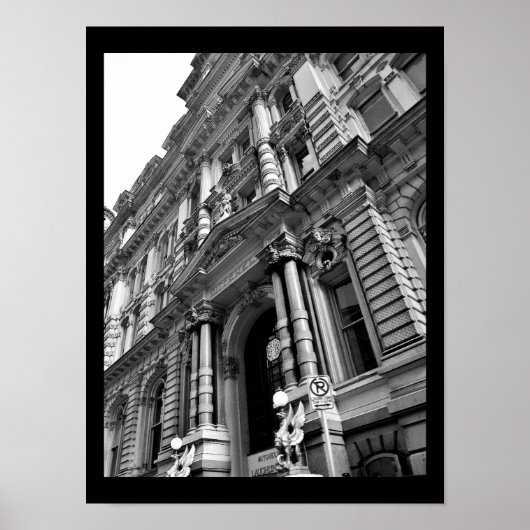 Poster Bâtiment décoratif (Devant)