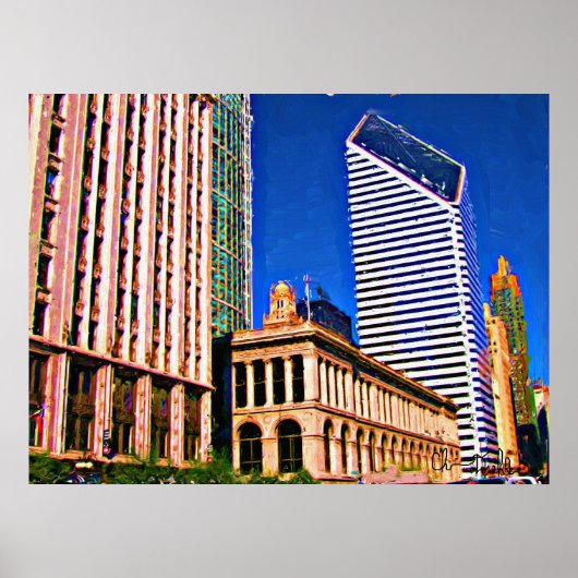 Poster Bâtiment Diamond (Devant)