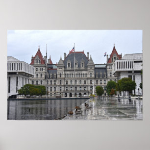 Poster Bâtiment du Capitole de l'État de New York