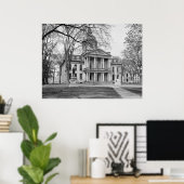 Poster Bâtiment du Capitole de l'État du New Hampshire (Bureau à domicile)