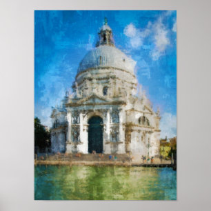 Poster Bâtiment en acrylique