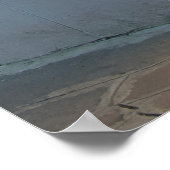 Poster Bâtiment en béton peint en jaune (Coin)