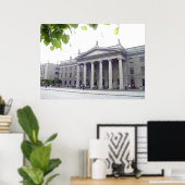 Poster Bâtiment GPO, O'Connell Street Dublin Irlande (Bureau à domicile)