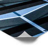 Poster Bâtiment gris sous ciel bleu clair (Coin)