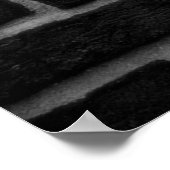 Poster Bâtiment mur en brique de mur (Coin)