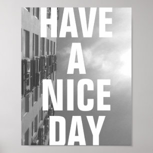 Poster Bâtiment & Sky