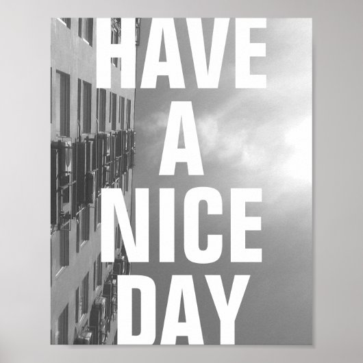 Poster Bâtiment & Sky (Devant)
