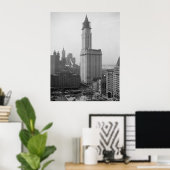 Poster Bâtiment Woolworth (Bureau à domicile)