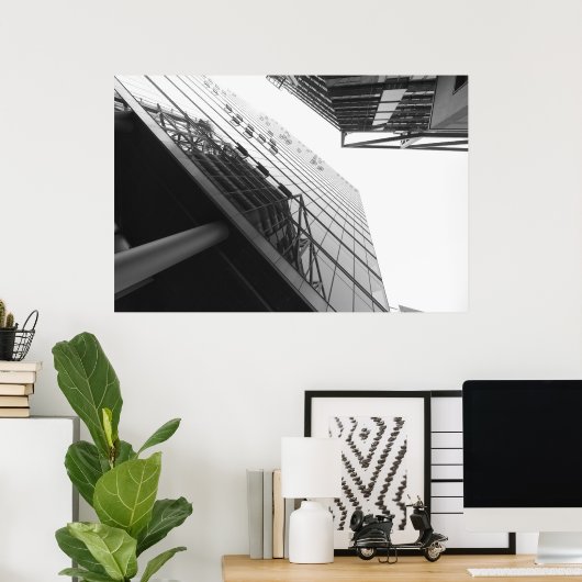 Poster Bâtiments (Bureau à domicile)