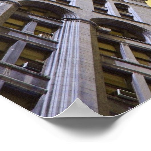 Poster bâtiments à chicago (Coin)