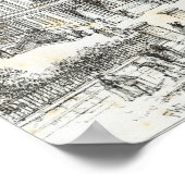 Poster Bâtiments aménagés du Palais du Peuple (Coin)