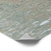 Poster Bâtiments au bord de l'eau à Venise, Italie (Coin)